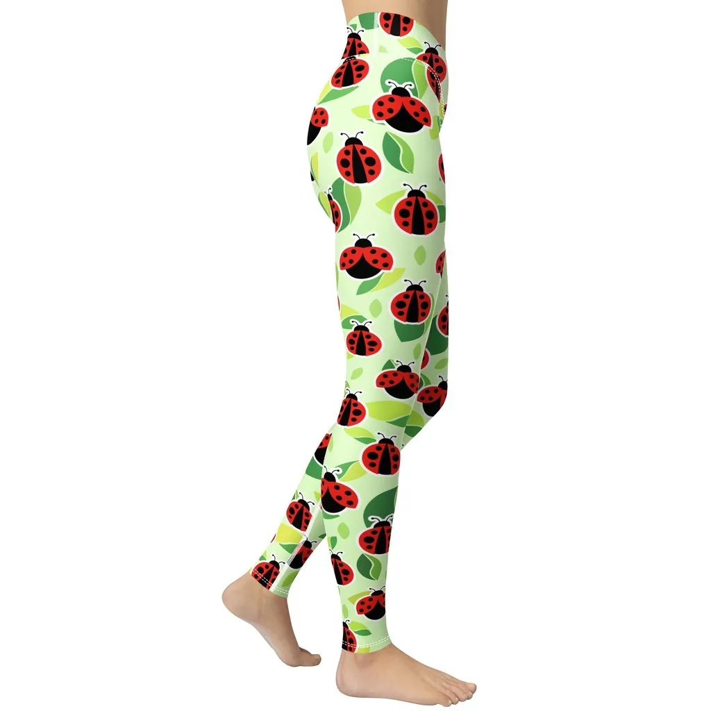 Ladybugs Yoga Leggings