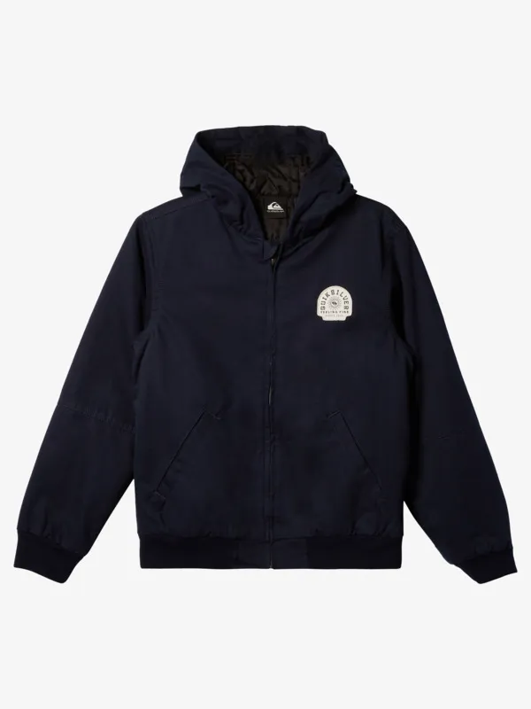 Lets Go To School - Hooded Jacket for Boys 8-16