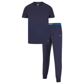 Lyle & Scott Cash Pyjama T-Shirt & Cuffed Trousers Set