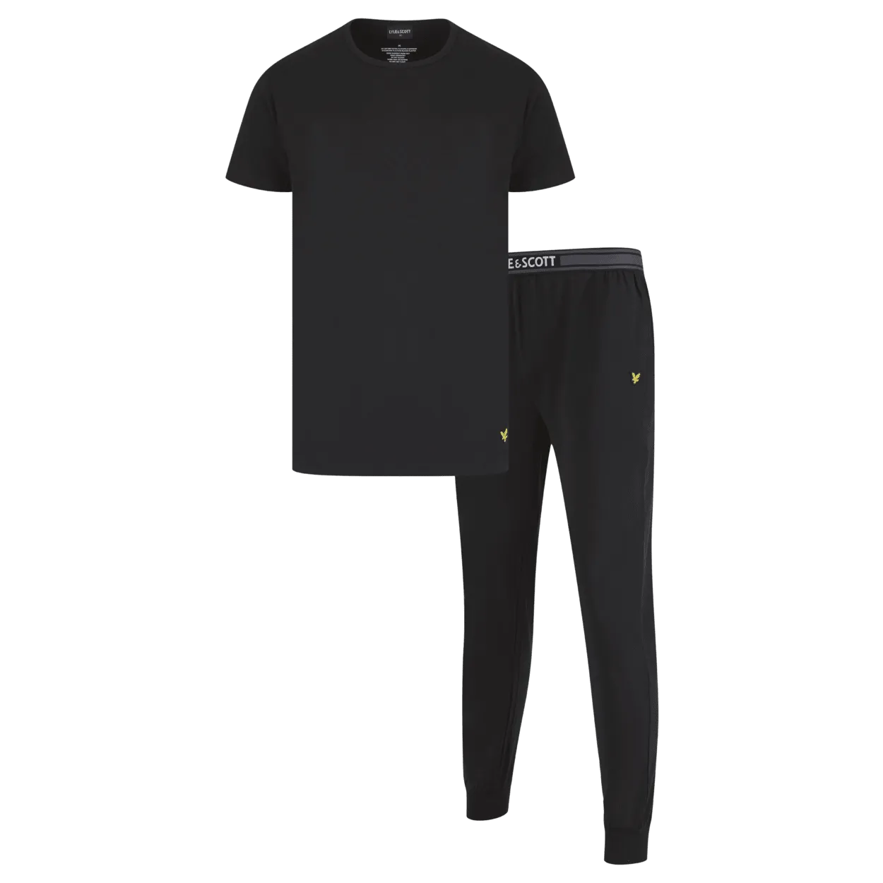 Lyle & Scott Cash Pyjama T-Shirt & Cuffed Trousers Set