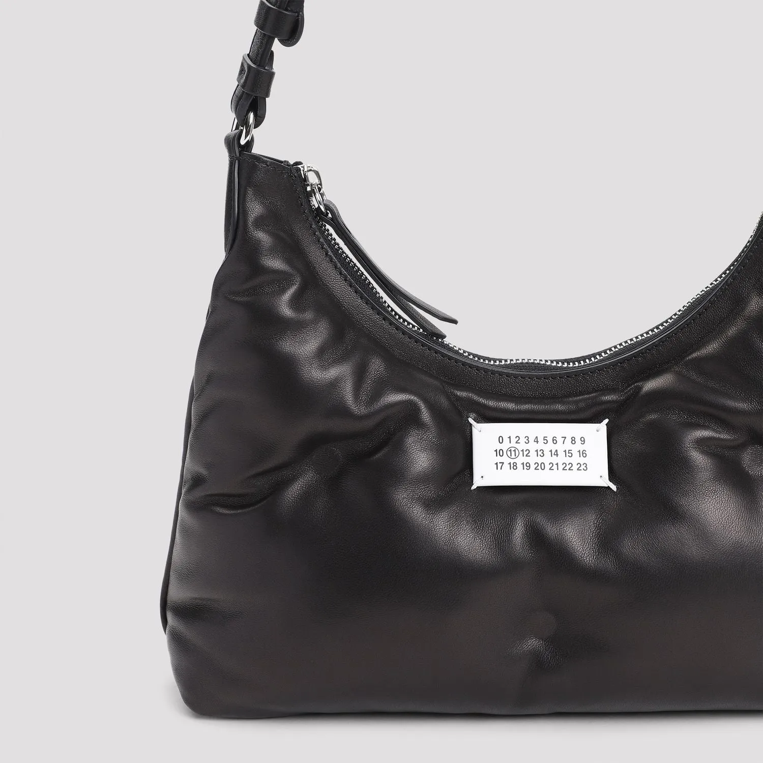 MAISON MARGIELA Glam Slam Mini Leather Hobo Bag - 29cm x 15cm x 8cm