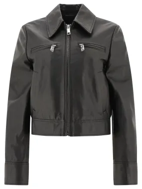 Max Mara Sportmax    Max Mara Sportmax Bolsena Leather Jacket