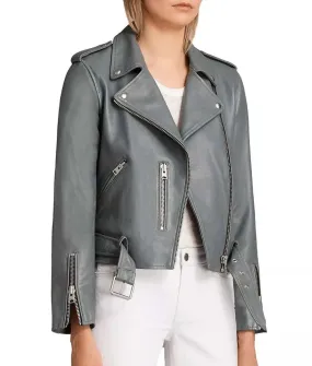 Mekia Cox The Rookie S03 Nyla Harper Leather Jacket | ABBRACI