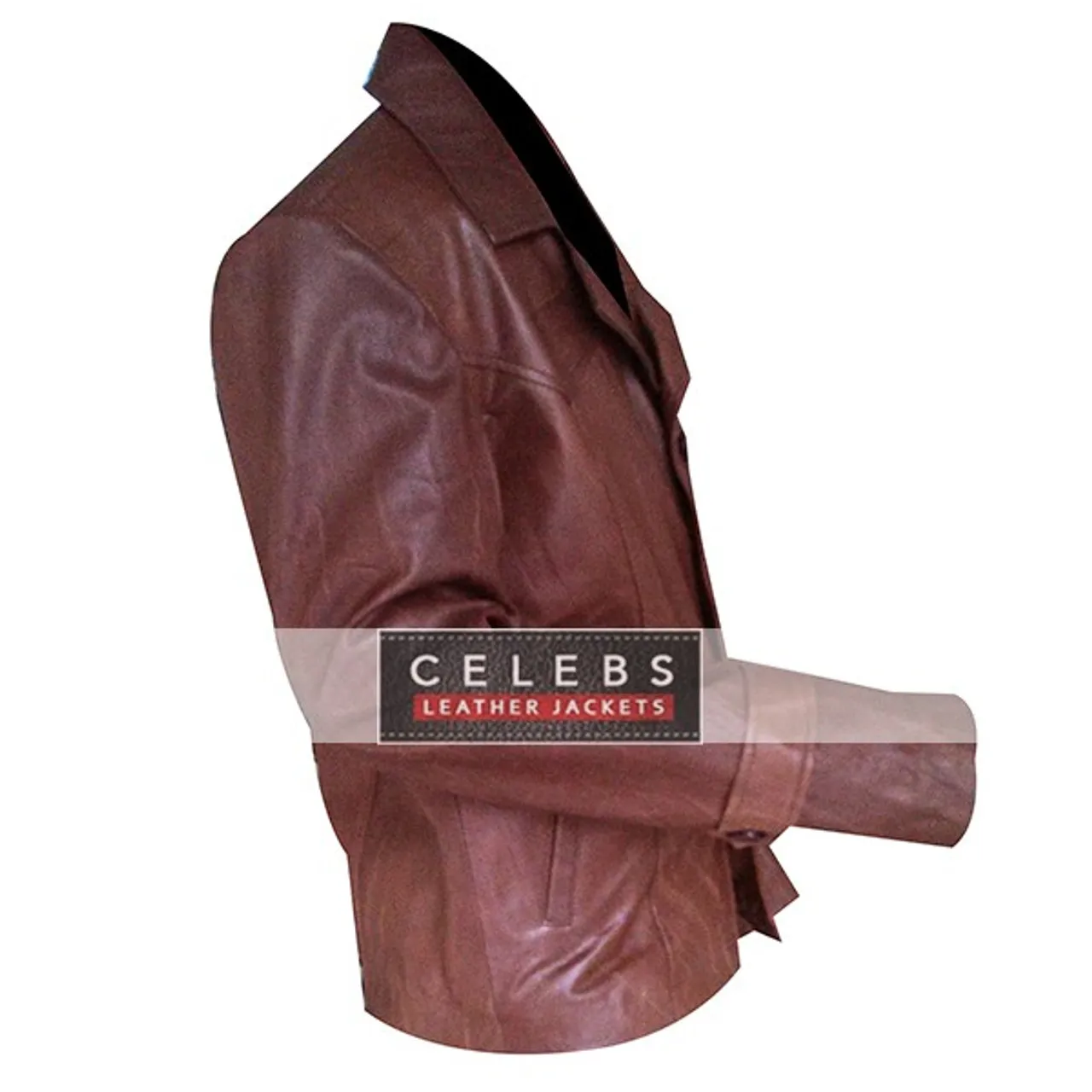 Men's 70s Style Brown Leather Jacket