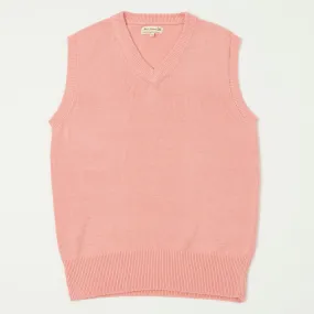 Merz b. Schwanen KVE02 Plant Based Knitted Vest - Peach