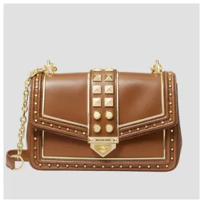 Michael Kors Soho Frameout Small Leather Bag | Brown