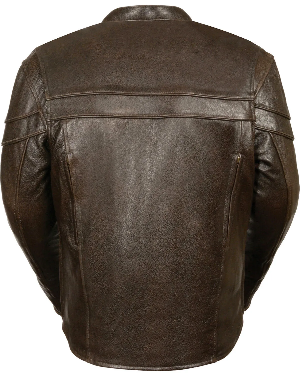 Milwaukee Leather Men's Brown Sporty Scooter Crossover Jacket