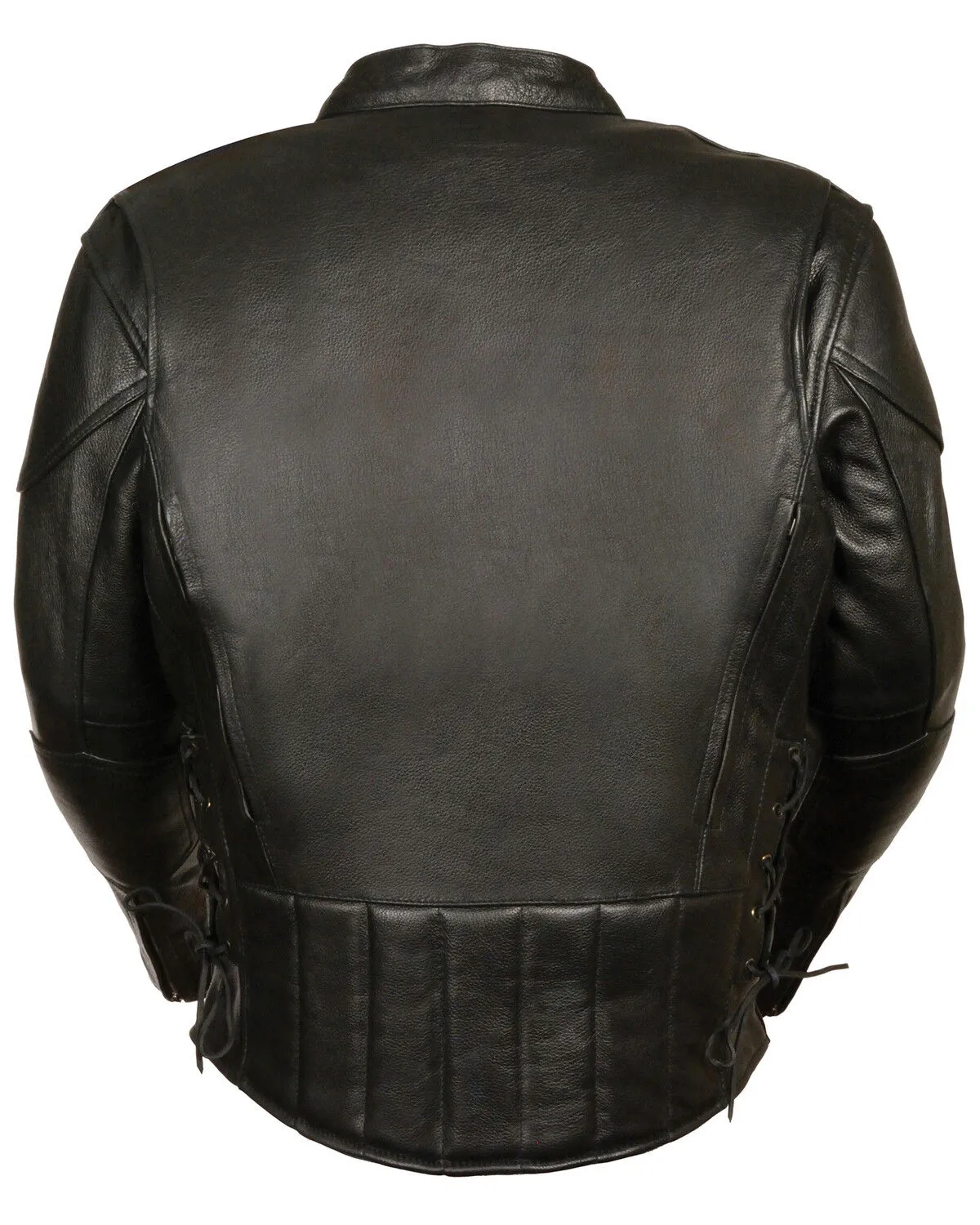 Milwaukee Leather Men's Side Lace Vented Scooter Jacket - Tall