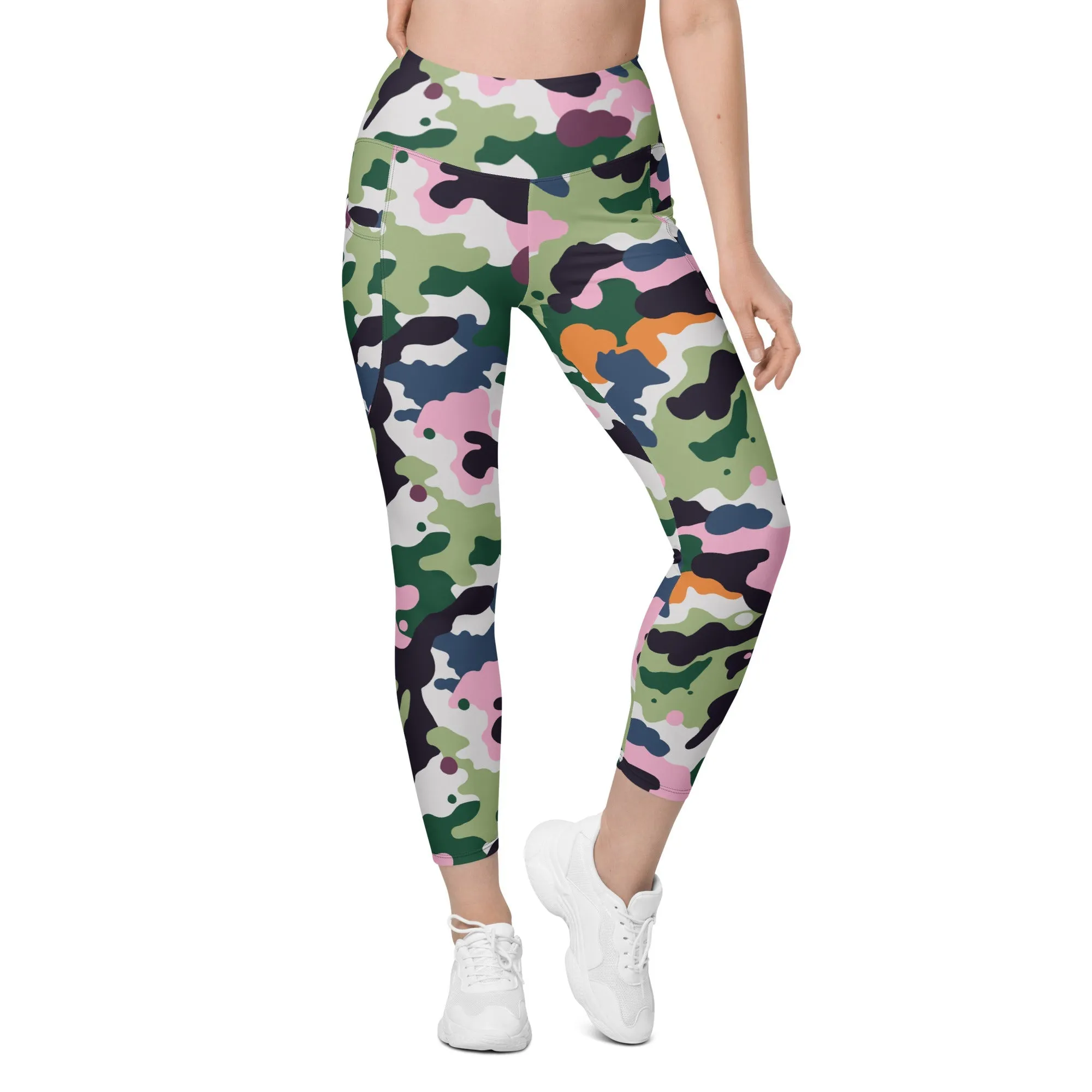 Modern Camo Leggings With Pockets