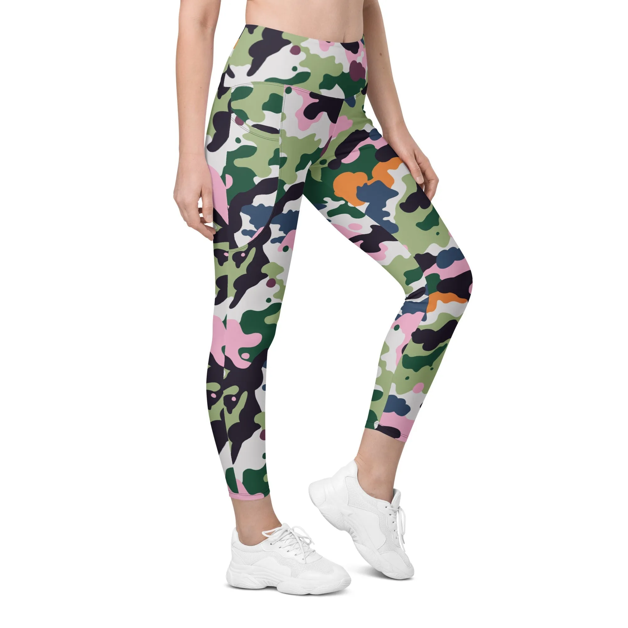 Modern Camo Leggings With Pockets