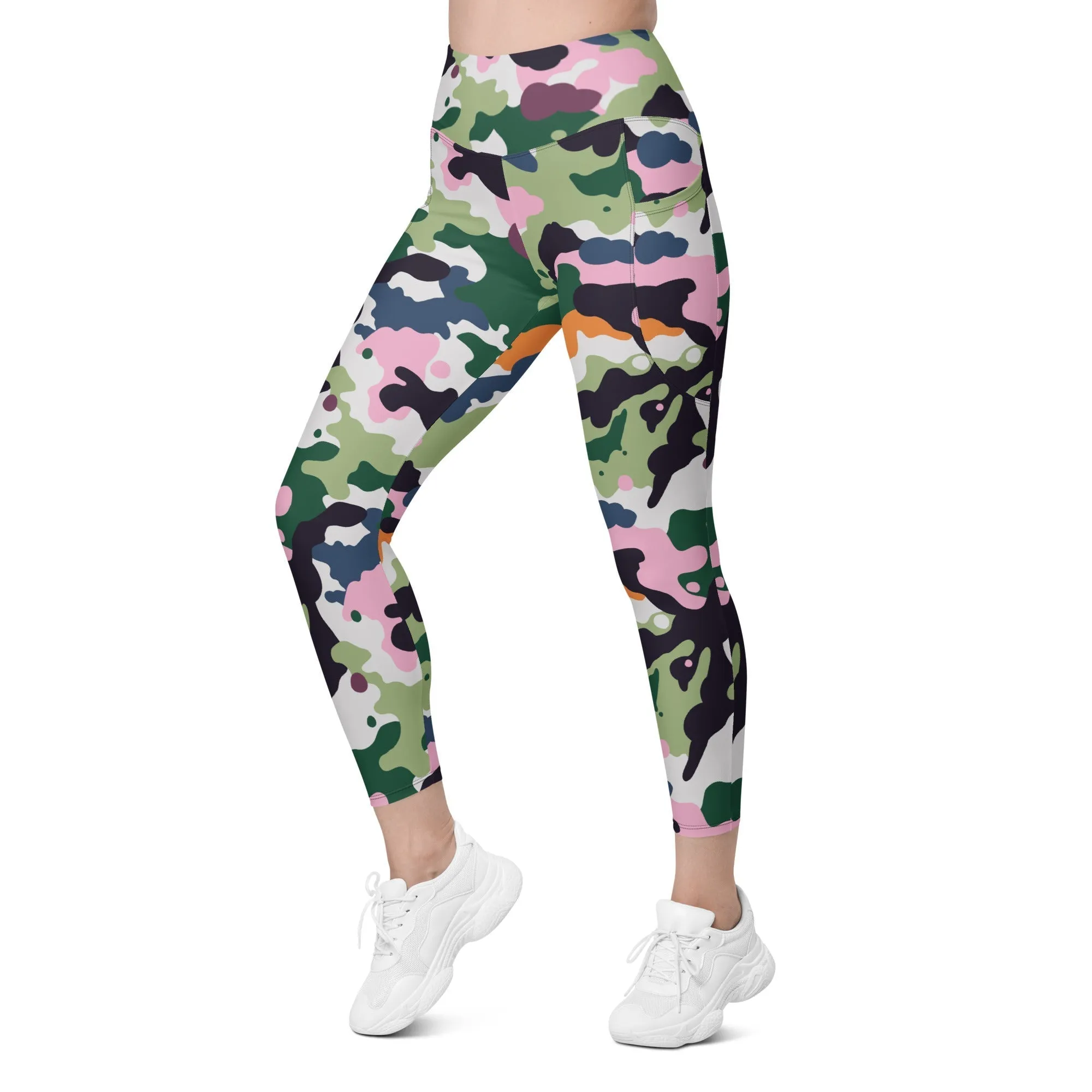 Modern Camo Leggings With Pockets