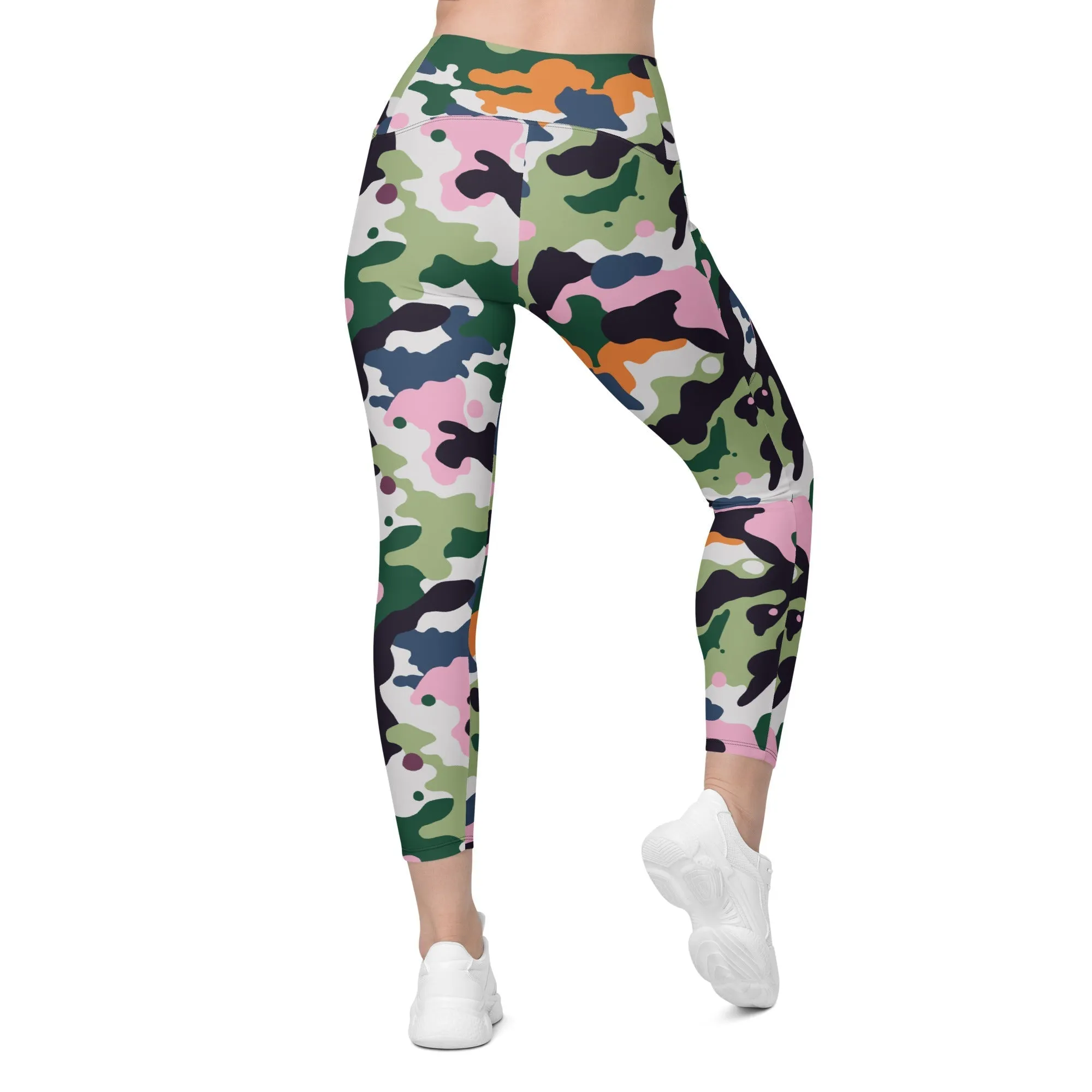 Modern Camo Leggings With Pockets