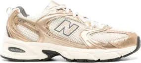 New Balance 530 metallic low-top sneakers Gold