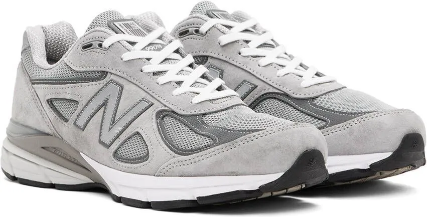 New Balance Gray Made in USA 990v4 Core Sneakers