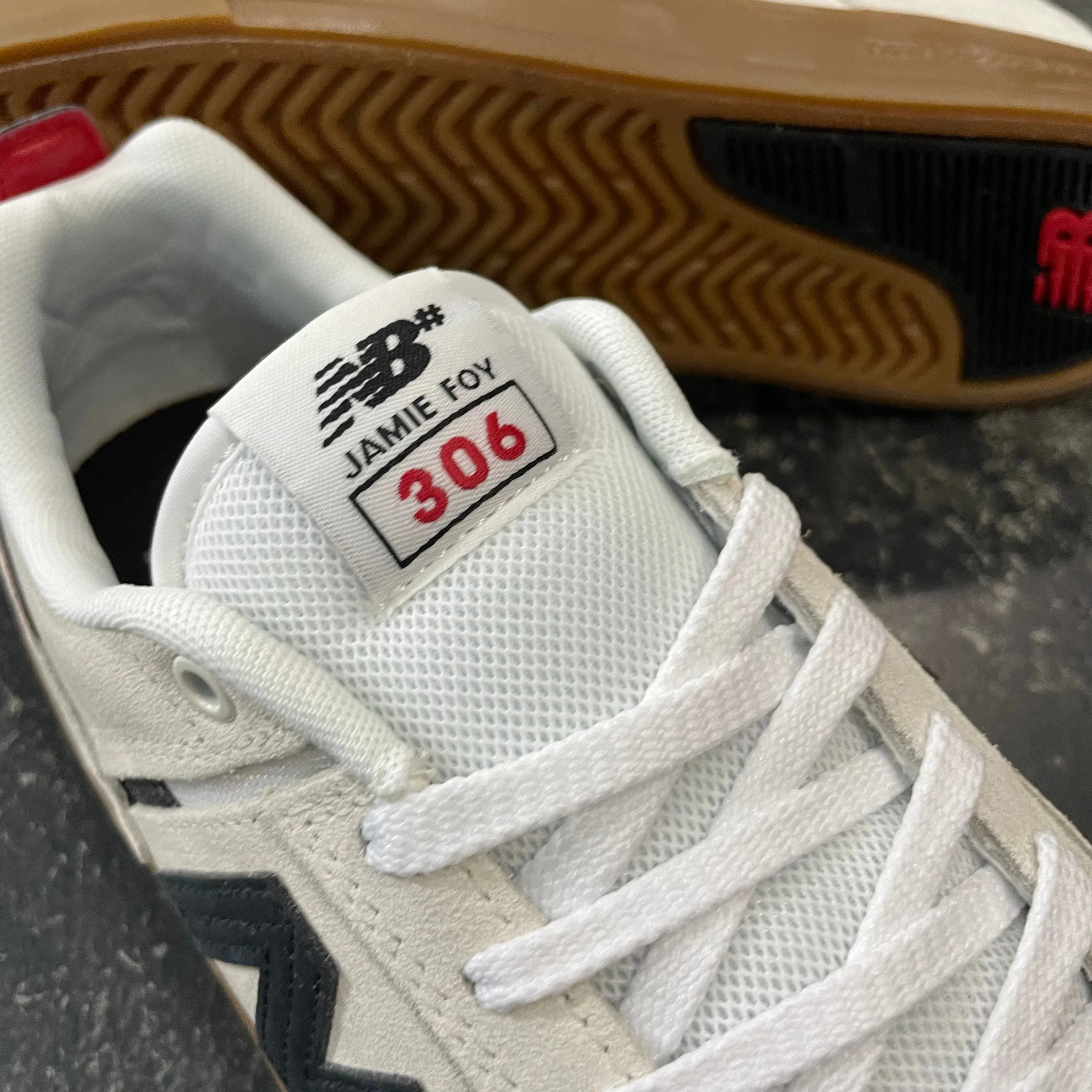 New Balance Numeric Jamie Foy 306 White/Black/Gum