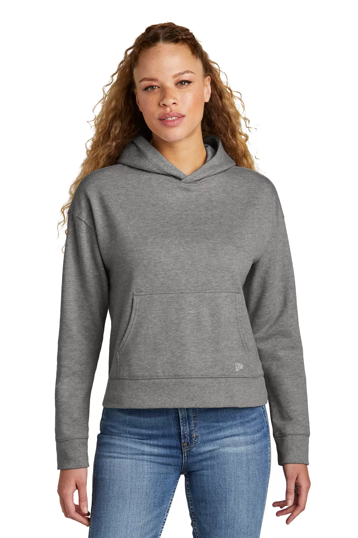 New Era LNEA550    Ladies Comeback Fleece Pullover Hoodie SKU: LNEA550