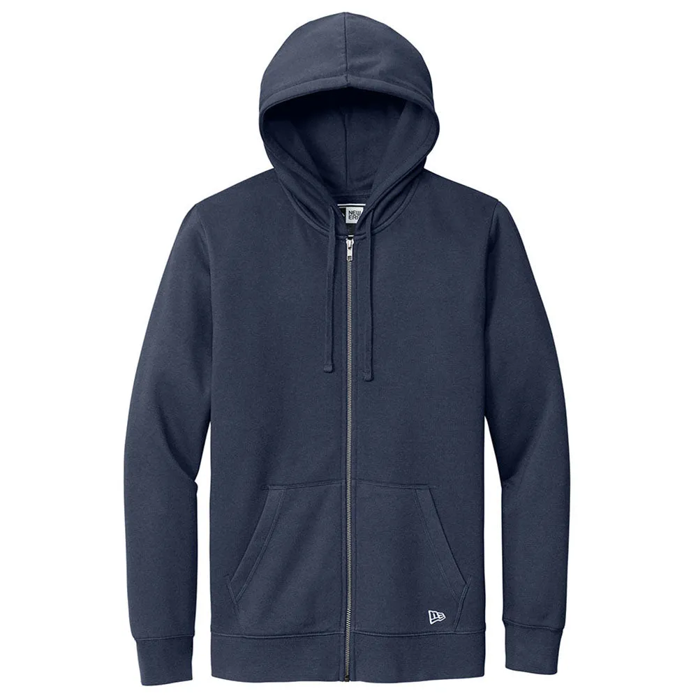 New Era Men's True Navy Comeback Fleece Full-Zip Hoodie