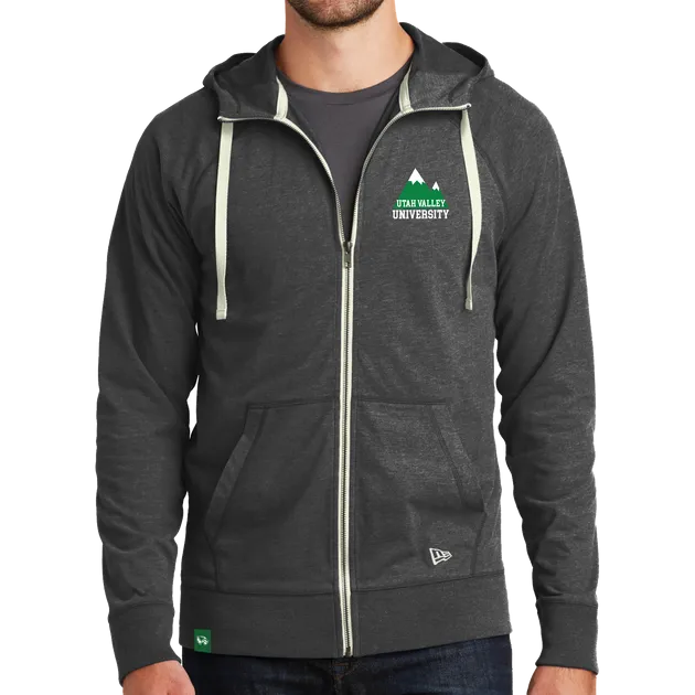 New Era Sueded Cotton Blend Full-Zip Hoodie - Mountain