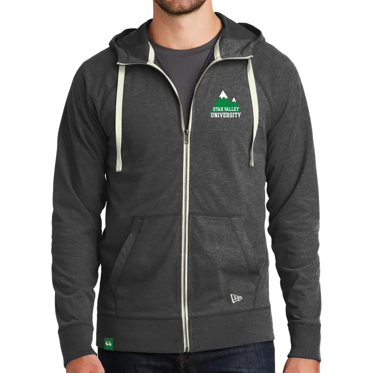 New Era Sueded Cotton Blend Full-Zip Hoodie - Mountain