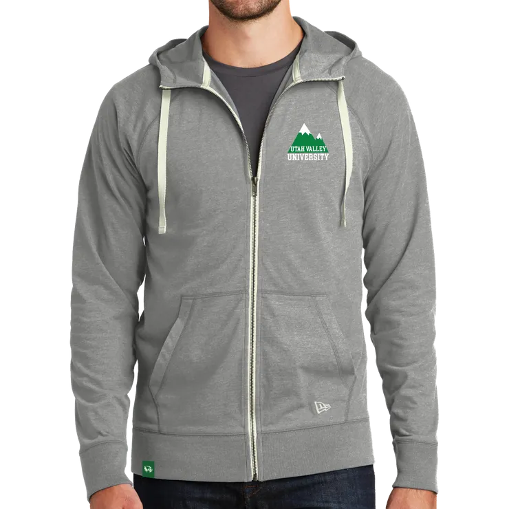 New Era Sueded Cotton Blend Full-Zip Hoodie - Mountain