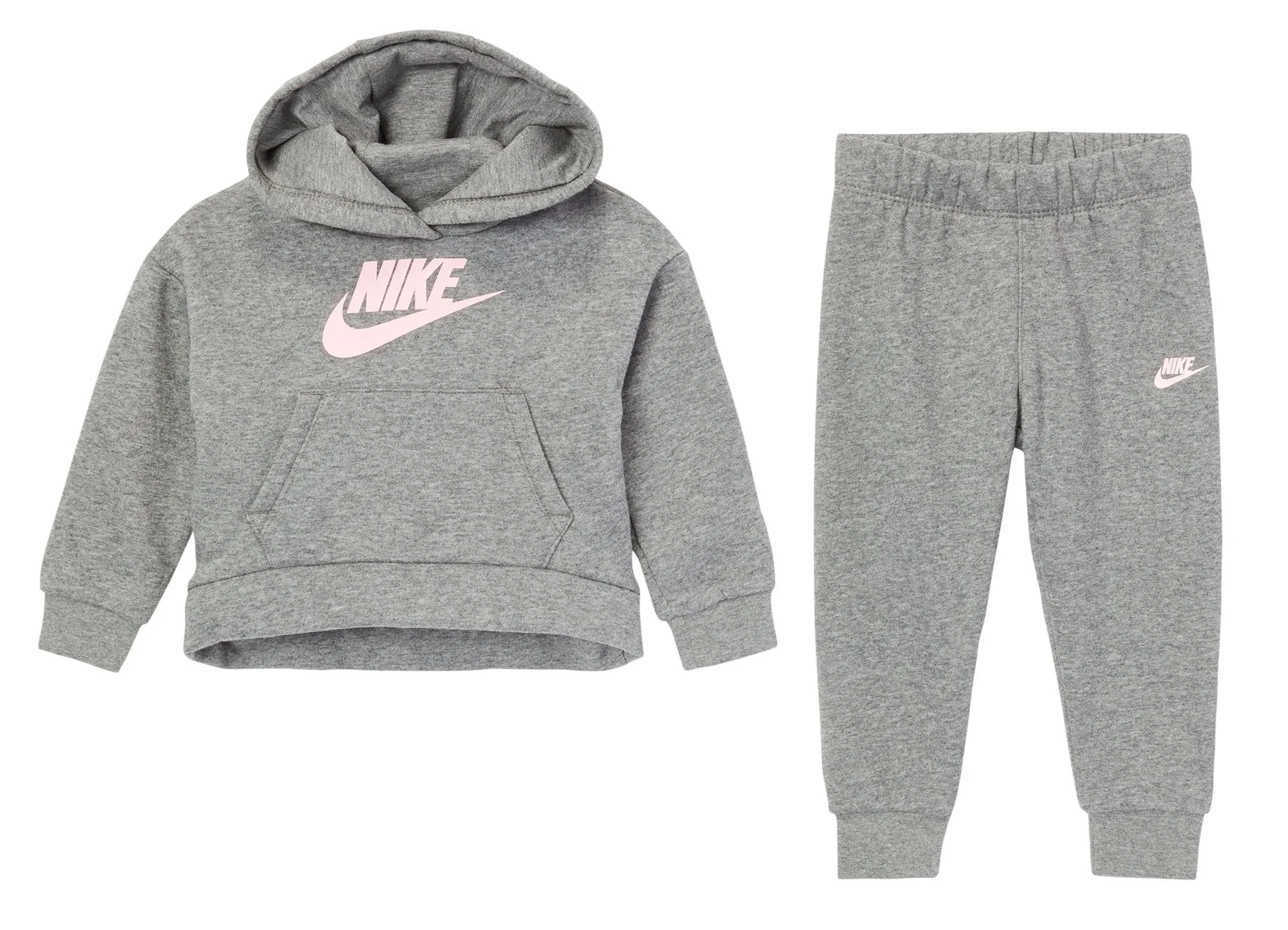 Nike Toddler Girls Club Fleece Pullover Hoodie and Pants Set, 2-Piece