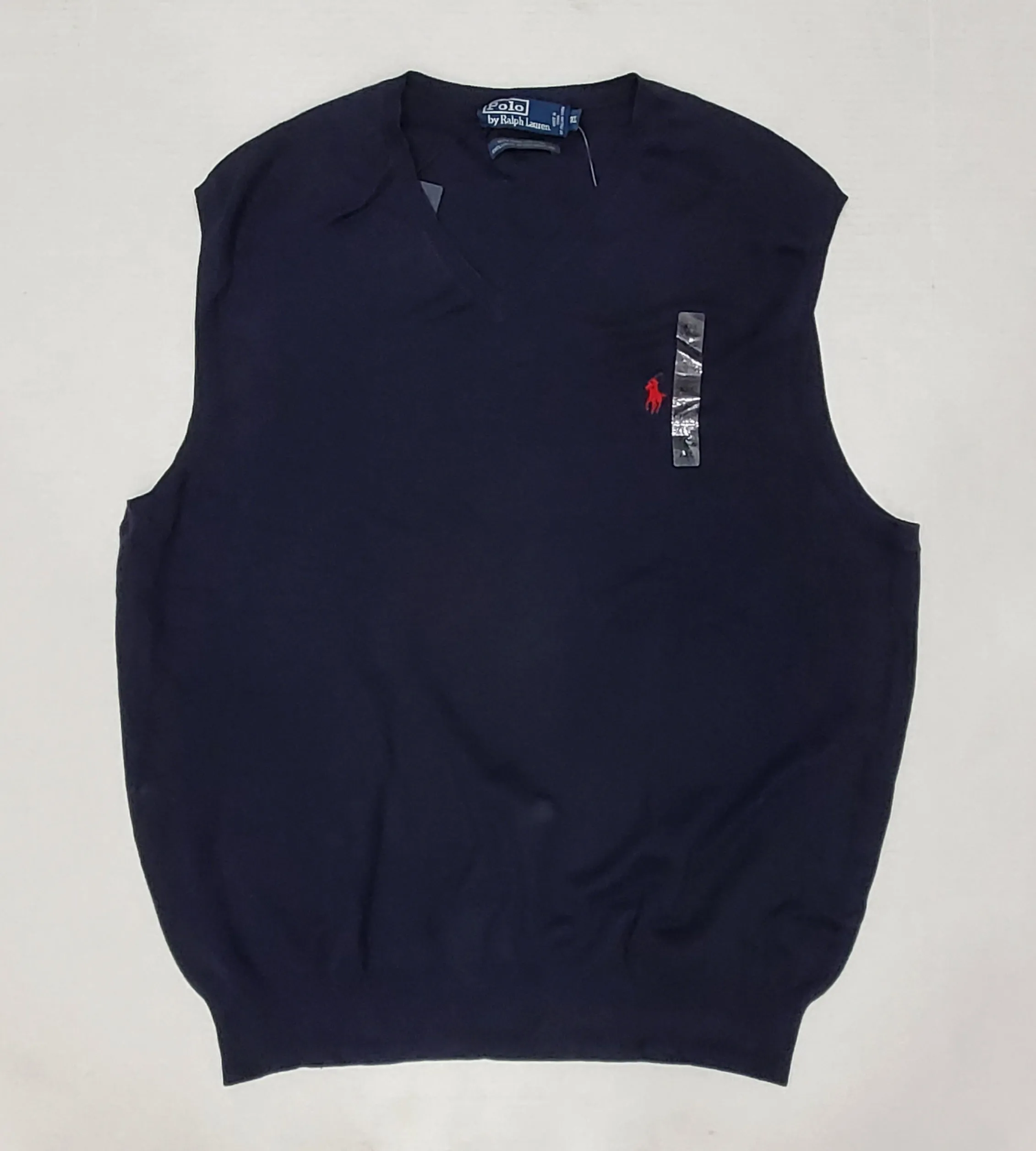 Nwt Polo Ralph Lauren Navy w/Red Horse Cotton Vest