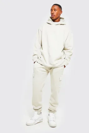 Oversized Offcl Hooded Cargo Tracksuit