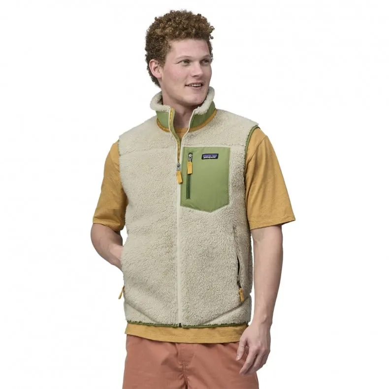 Patagonia Classic Retro-X Fleece Vest (Dark Natural w/Buckhorn Green)