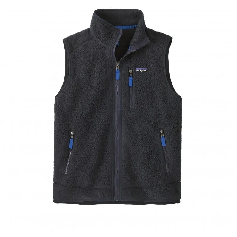 Patagonia Retro Pile Fleece Vest (Pitch Blue w/Endless Blue)