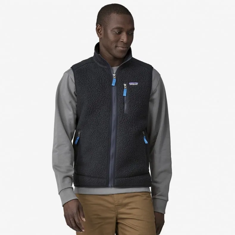 Patagonia Retro Pile Fleece Vest (Pitch Blue w/Endless Blue)