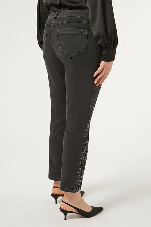 Persona (by Marina Rinaldi) MAGGIO COTTON DENIM TROUSERS