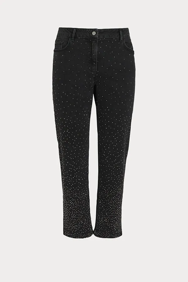 Persona (by Marina Rinaldi) MAGGIO COTTON DENIM TROUSERS