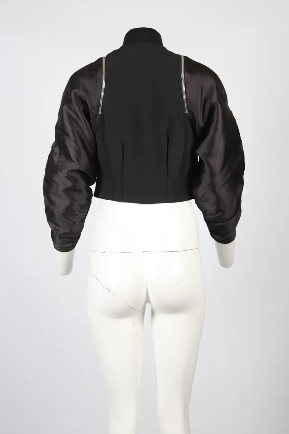 PHILLIP LIM CROPPED CREPE JACKET US 0 UK 4