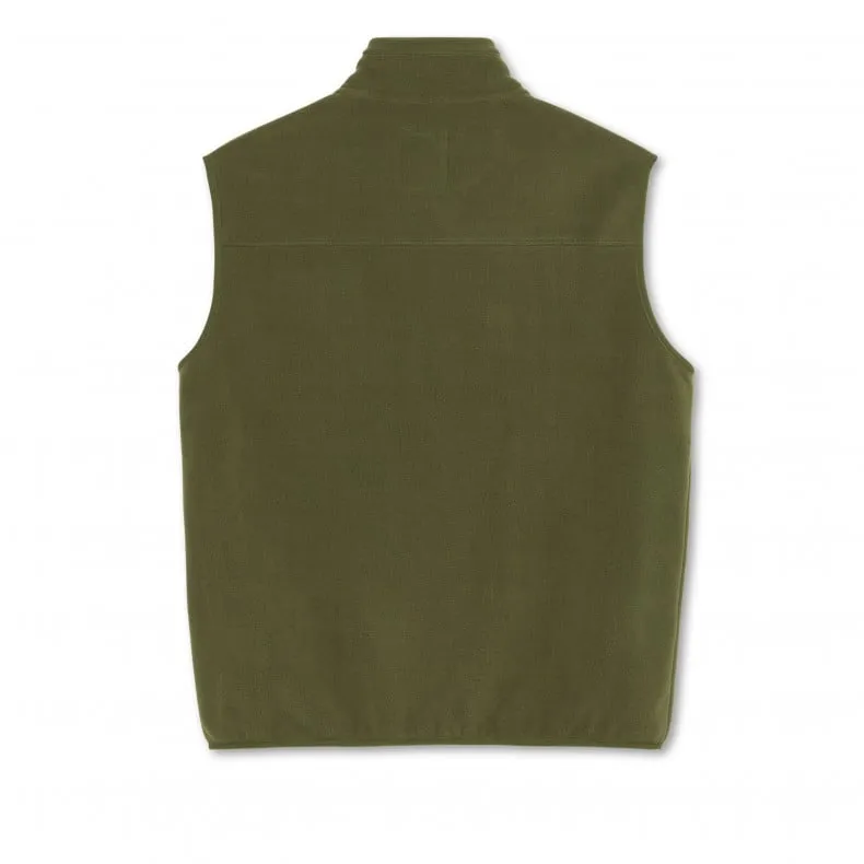 Polar Skate Co. Basic Fleece Vest (Army Green)