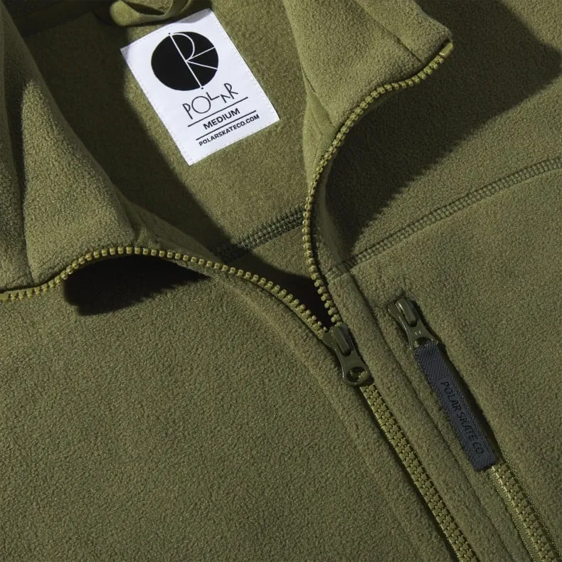 Polar Skate Co. Basic Fleece Vest (Army Green)