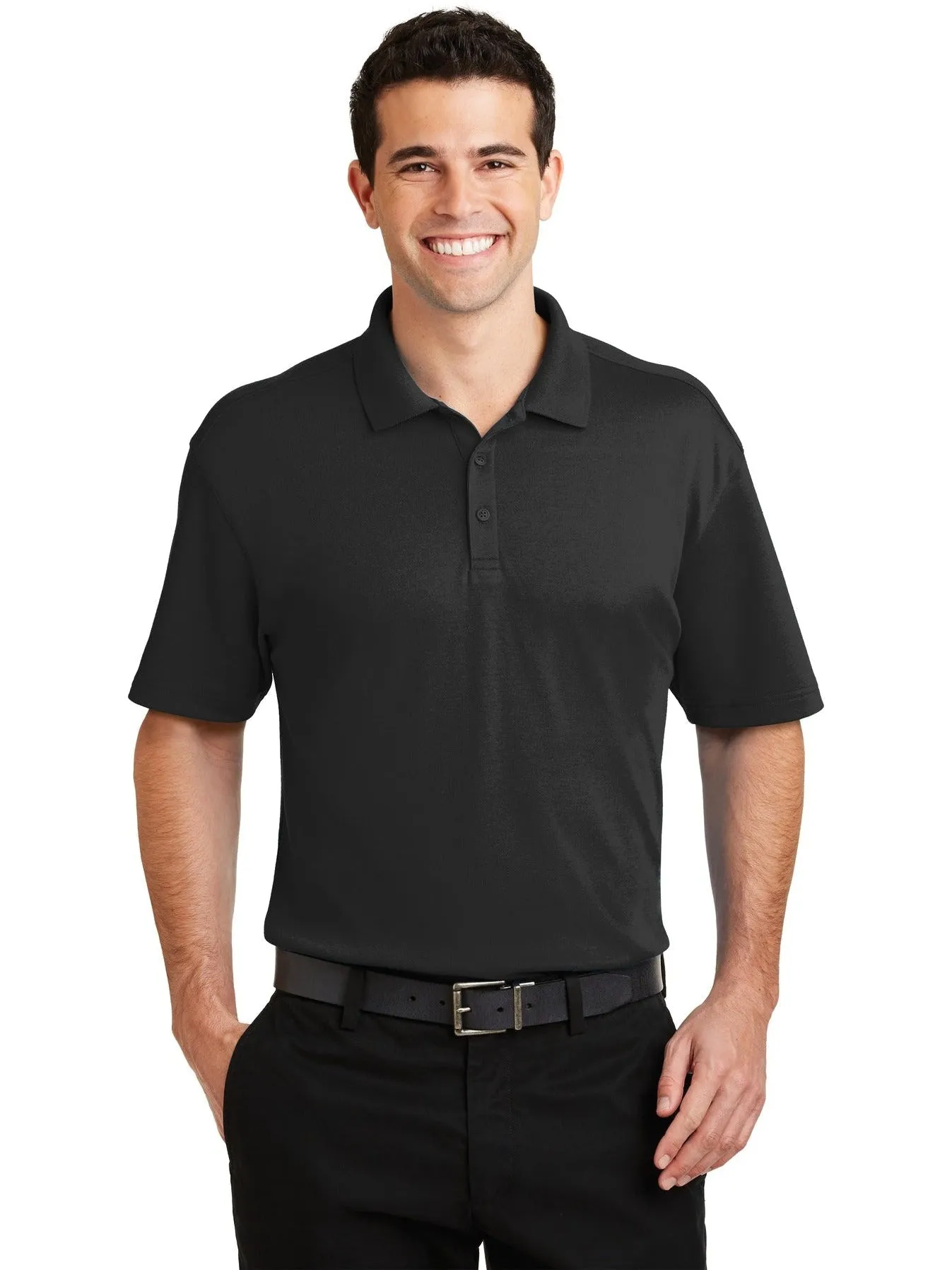 Port AuthoritySilk TouchInterlock Performance Polo