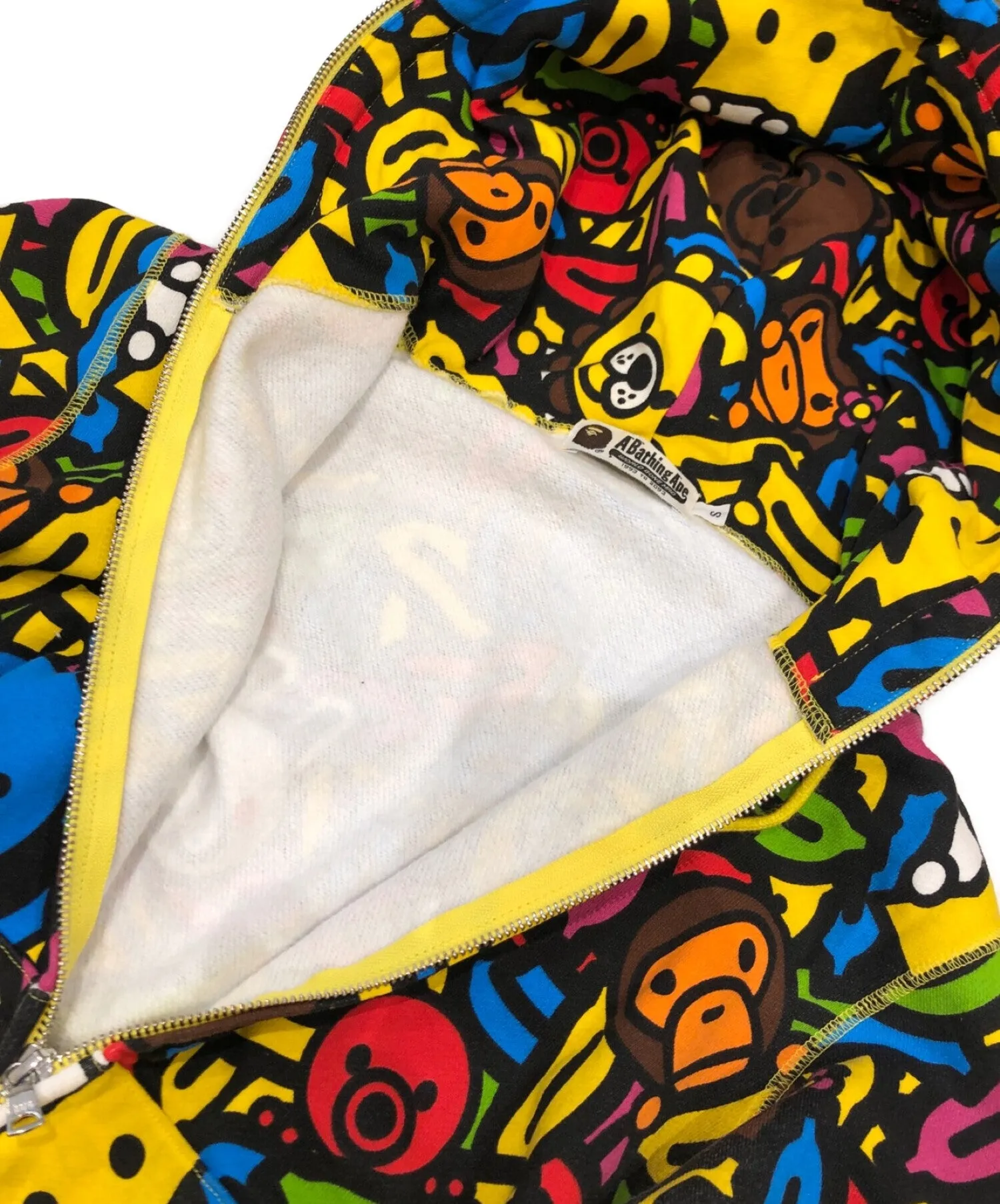 [Pre-owned] A BATHING APE Animal Safari Mylo Zip Hoodie 1860-115-031