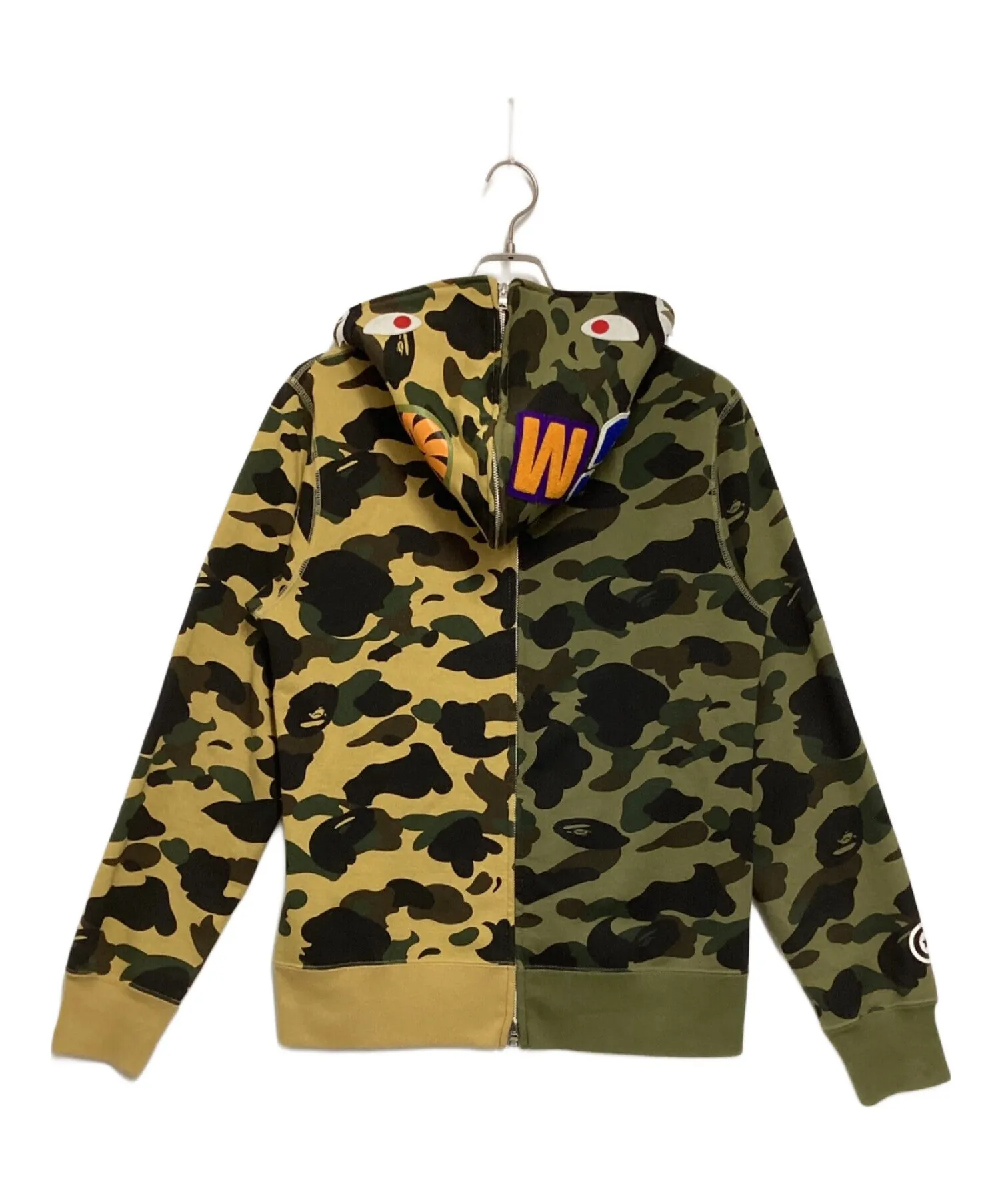 [Pre-owned] A BATHING APE SEPARATE SHARK FULL ZIP HOODIE 001zpc701028x