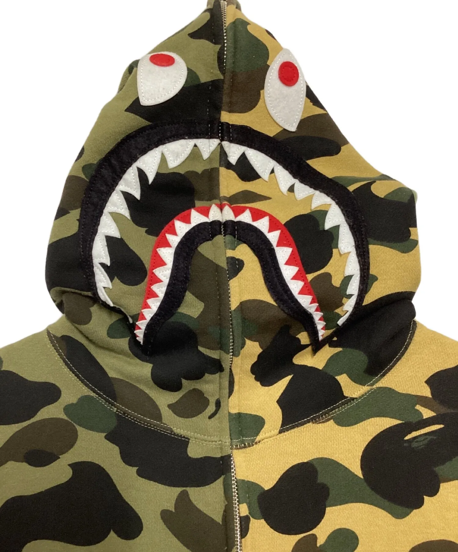 [Pre-owned] A BATHING APE SEPARATE SHARK FULL ZIP HOODIE 001zpc701028x