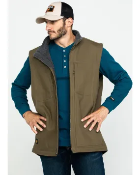 Product Name:  Hawx Men's Olive Canvas Sherpa Lined Work Vest