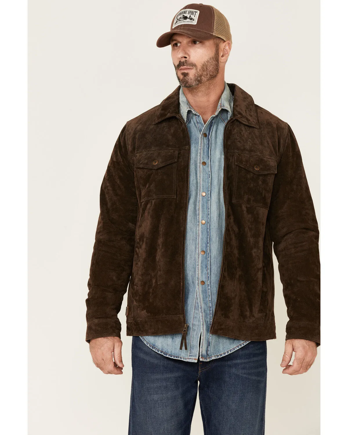 Product Name:  Moonshine Spirit Men's Cromwell Suede Zip-Front Jacket