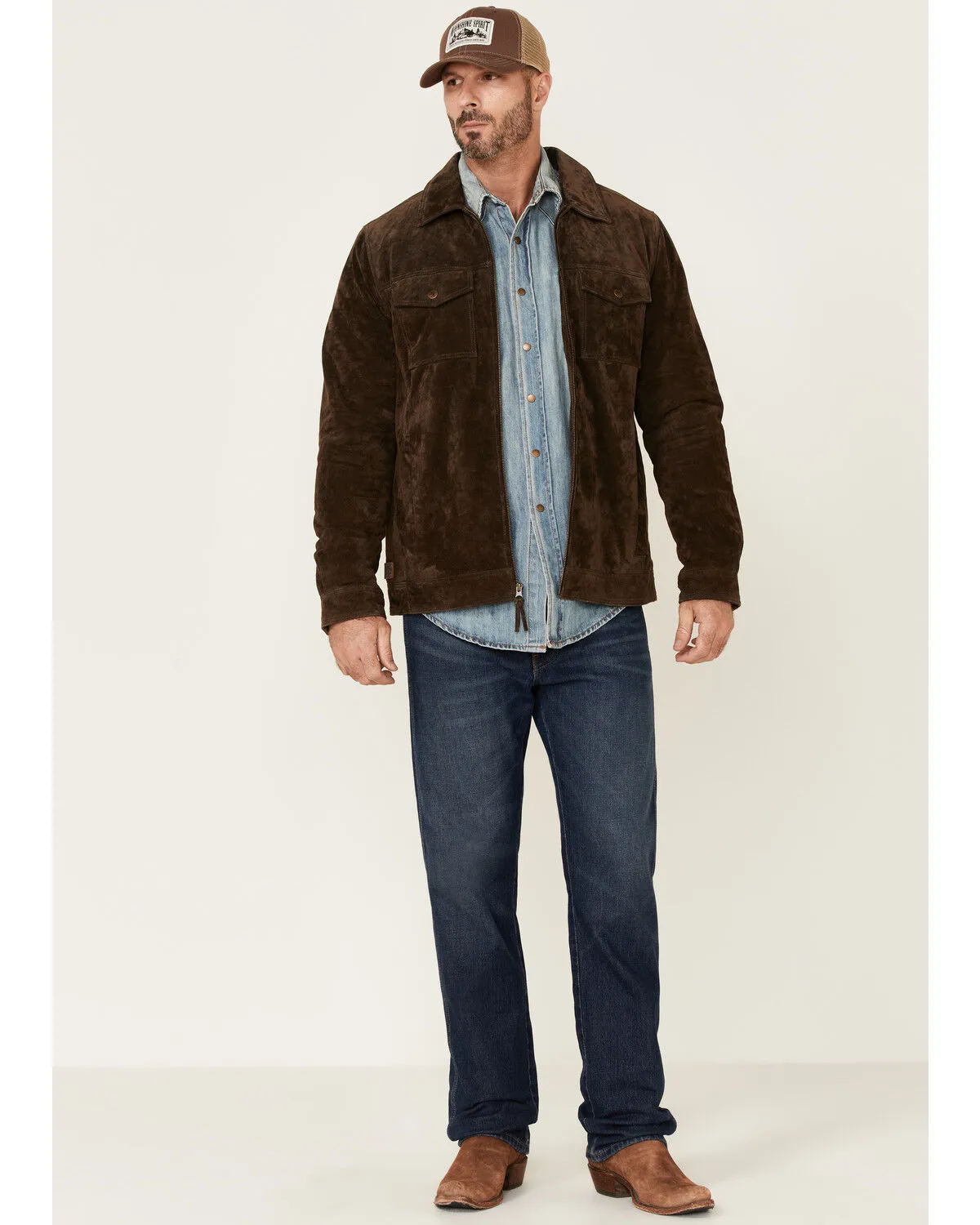 Product Name:  Moonshine Spirit Men's Cromwell Suede Zip-Front Jacket