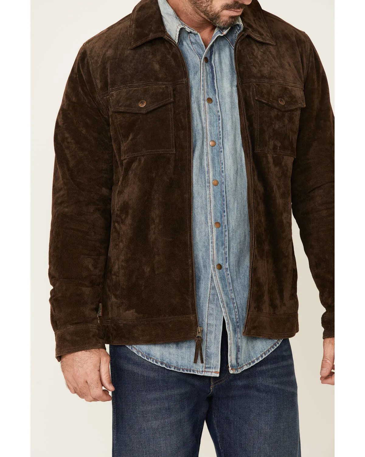 Product Name:  Moonshine Spirit Men's Cromwell Suede Zip-Front Jacket