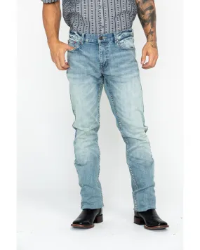 Product Name:  Moonshine Spirit Men's Sutton Light Wash Slim Straight Stretch Denim Jeans