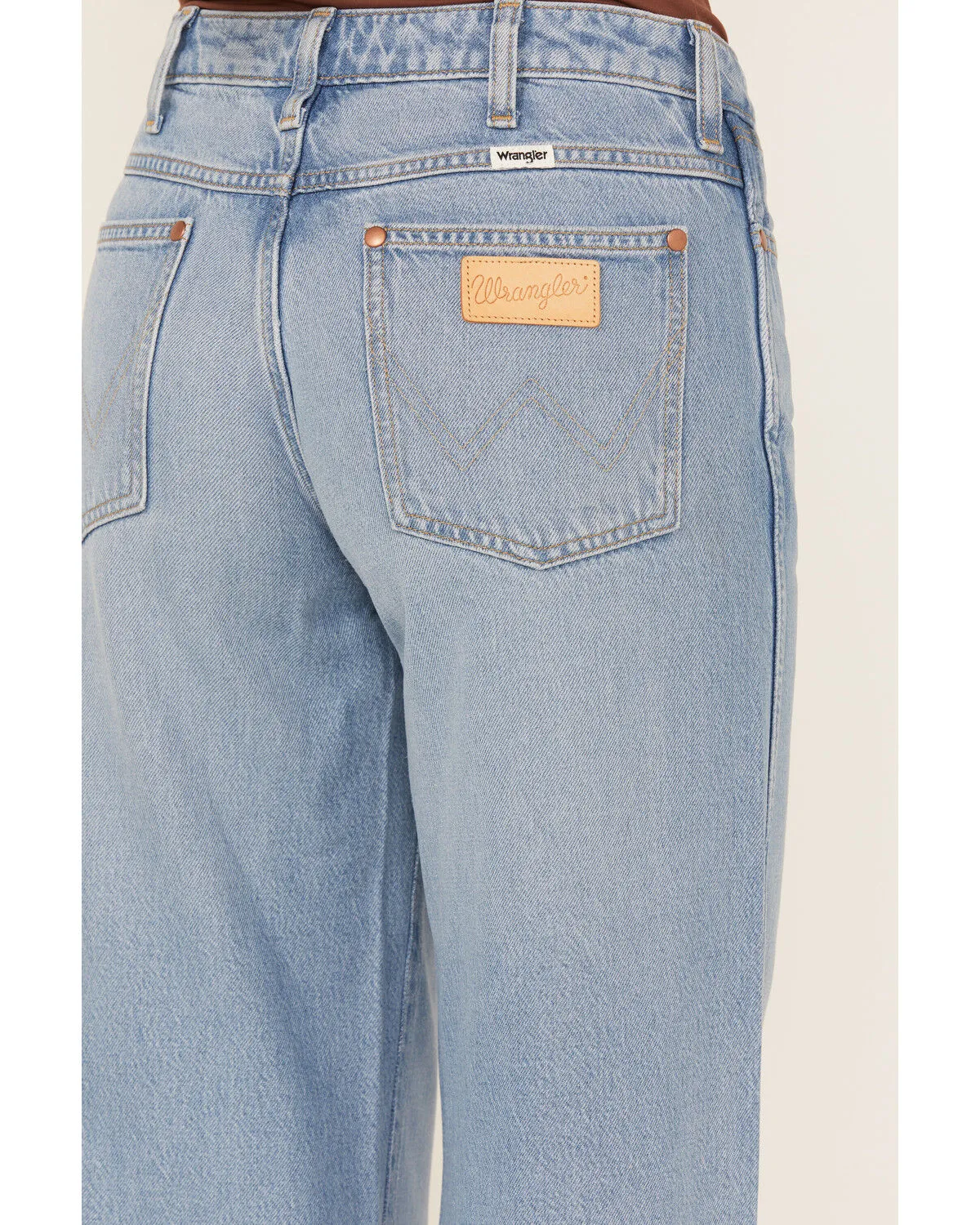 Product Name:  Wrangler Women's Medium Wash Worldwide Mid Rise Wide Leg Denim Jeans