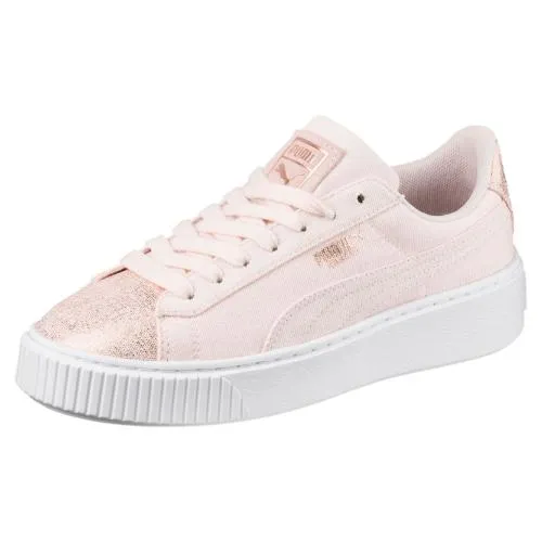 Puma Scarpe Basket Platform Canvas  donna 