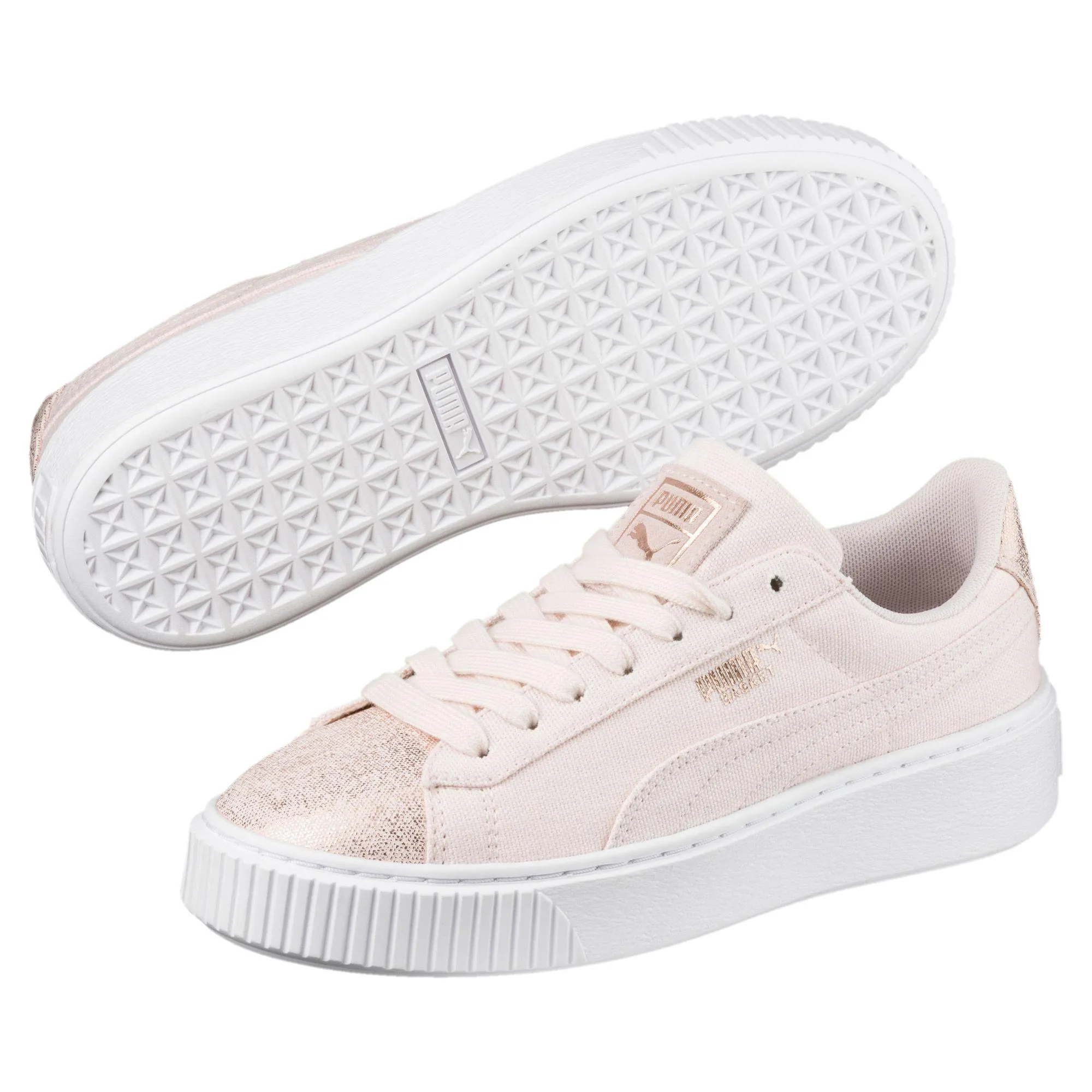 Puma Scarpe Basket Platform Canvas  donna 