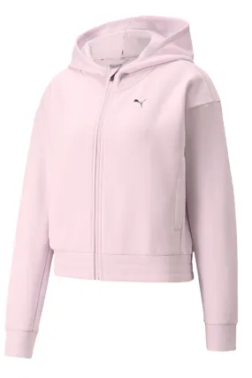 PUMA Women Fleece Zip Hoodie Pink