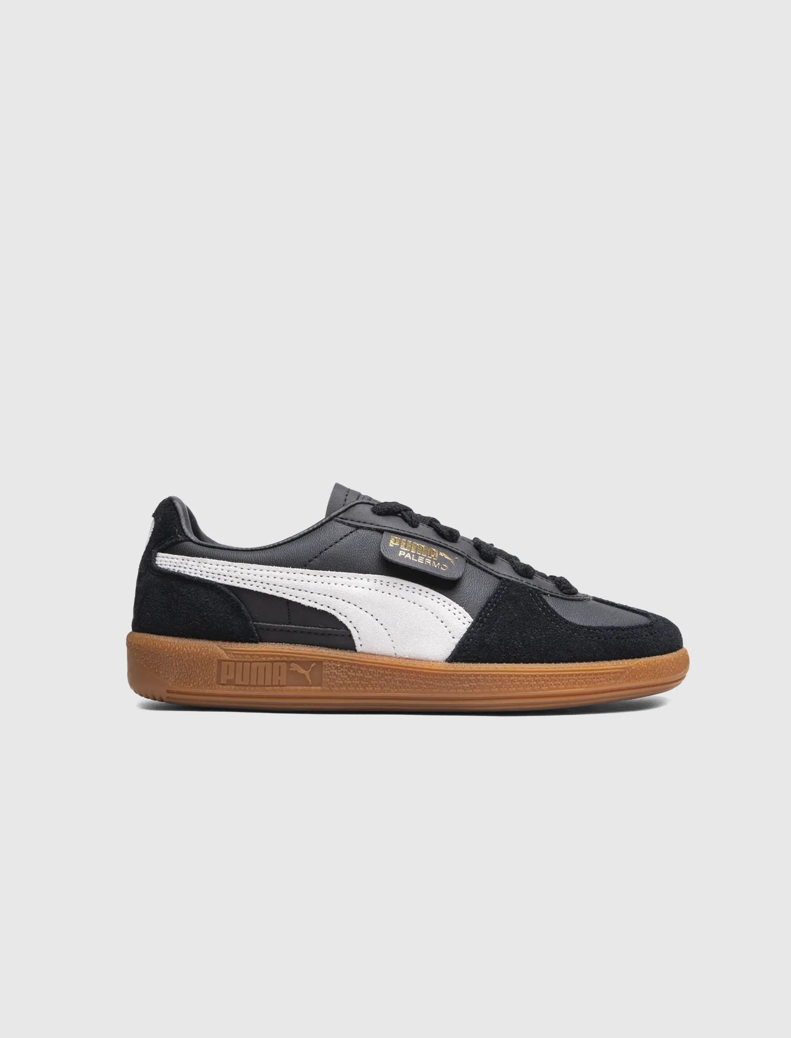 PUMA WOMEN'S LEATHER PALERMO   BLACK