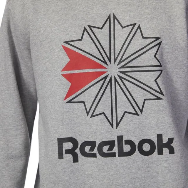 Reebok Classics Retro Starcrest Crew Neck Sweatshirt - Grey